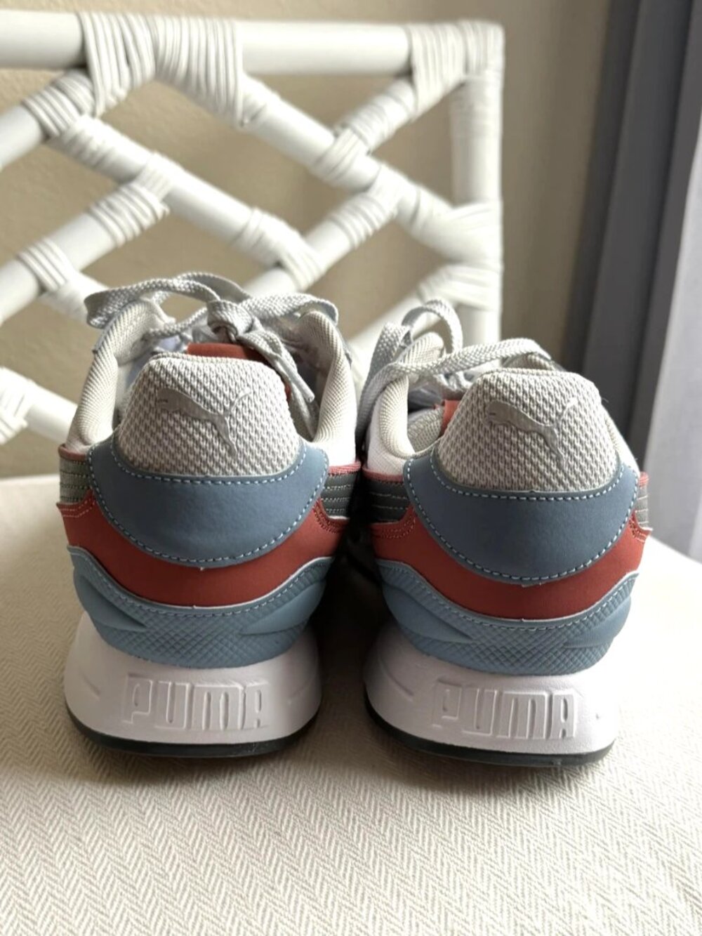 Puma Men's R78 Retro Running Sneakers Grey Blue 404025-07 Size US 10 NWT - Picture 3 of 16